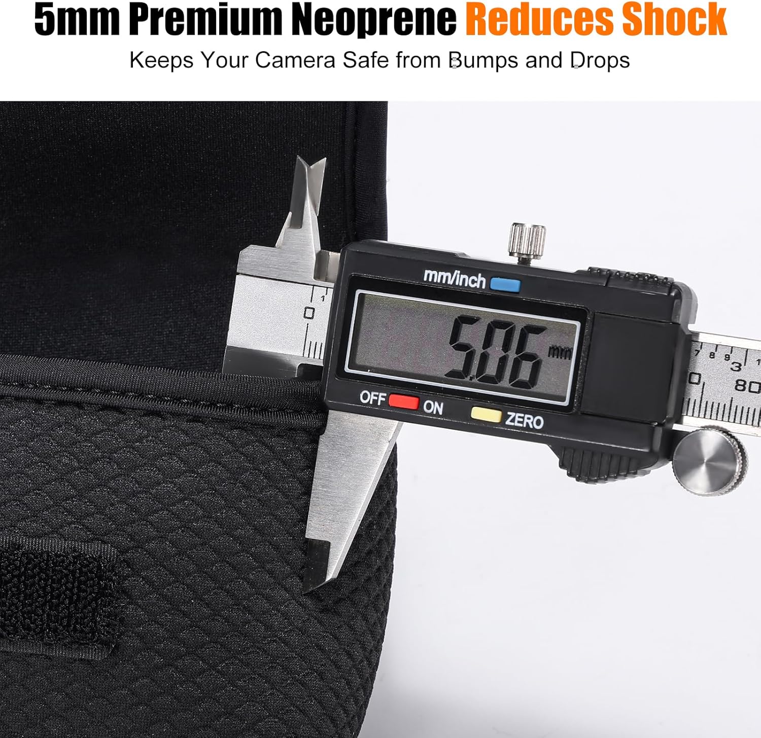 Cwatcun Neoprene Compact Camera Pouch - The Small Case & Travel Sleeve Bag for Digital Camera Ricoh/Canon/Sony & More - Image 4