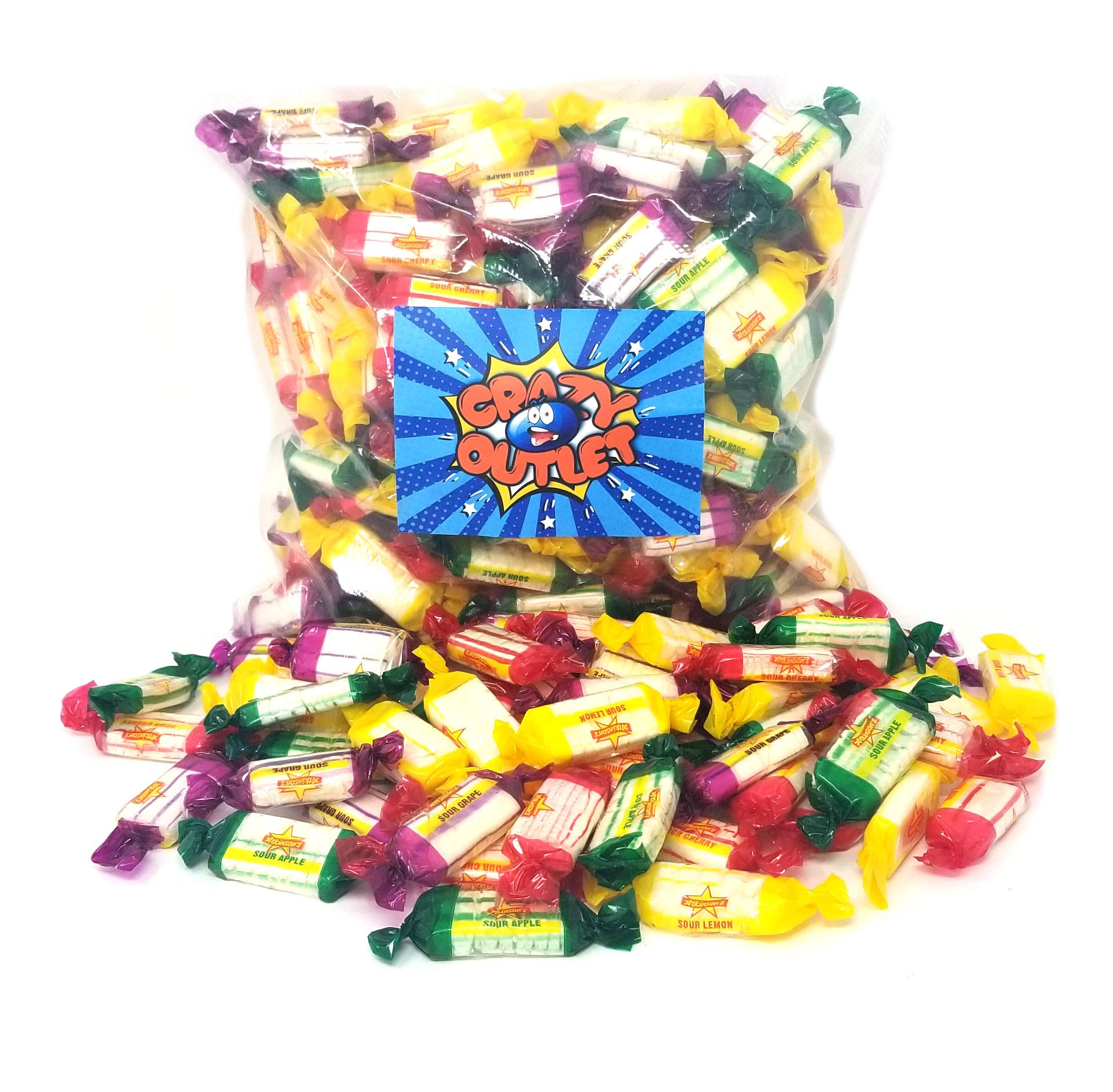 Buy Atkinson's Assorted Sour Hard Candy, Grape, Lemon, Apple, Cherry