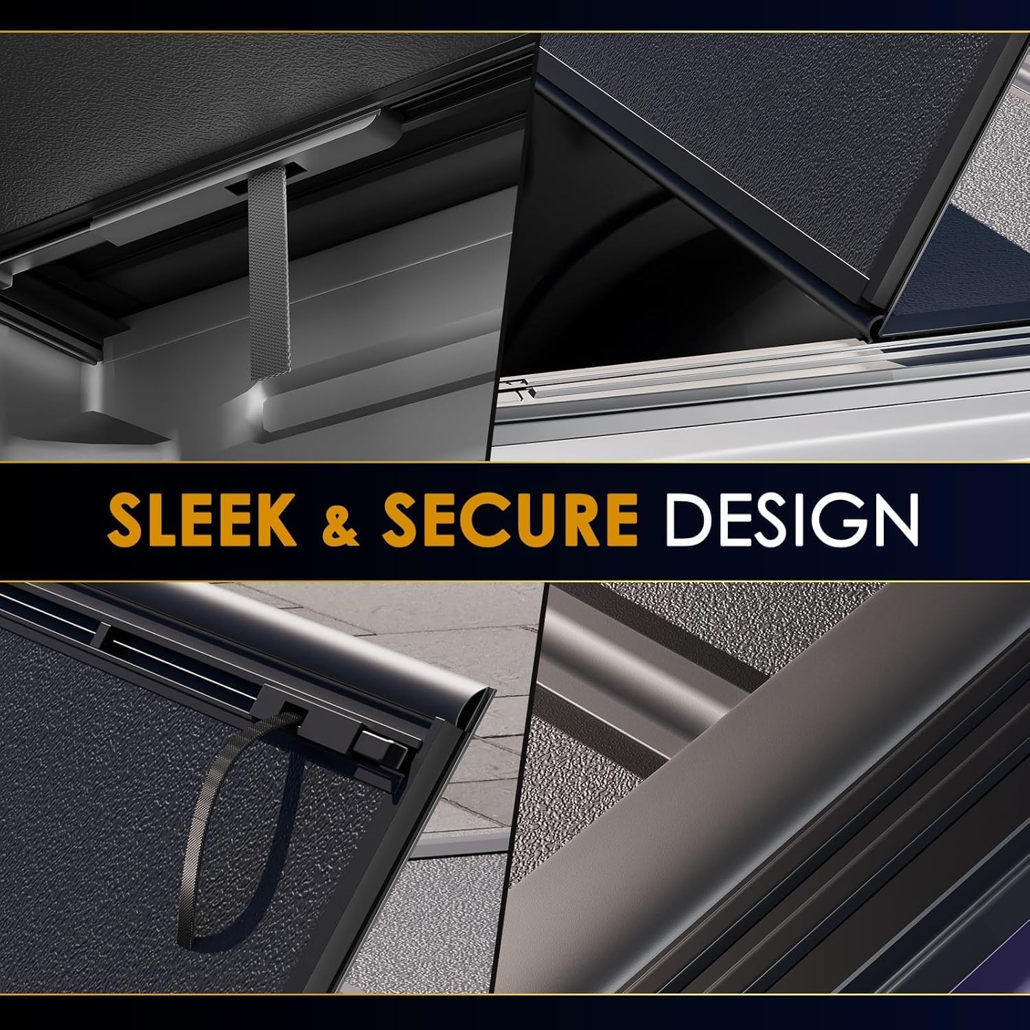 SKEXI FRP Low Profile Hard Tri Fold Truck Bed Cover Fit for 09-18 Dodge Ram 1500; 19-26 Classic Only | Fleetside 5.7FT Bed (67.4") Aluminum Sleek, Fiberglass Hard Folding Drill-Free Tonneau Cover