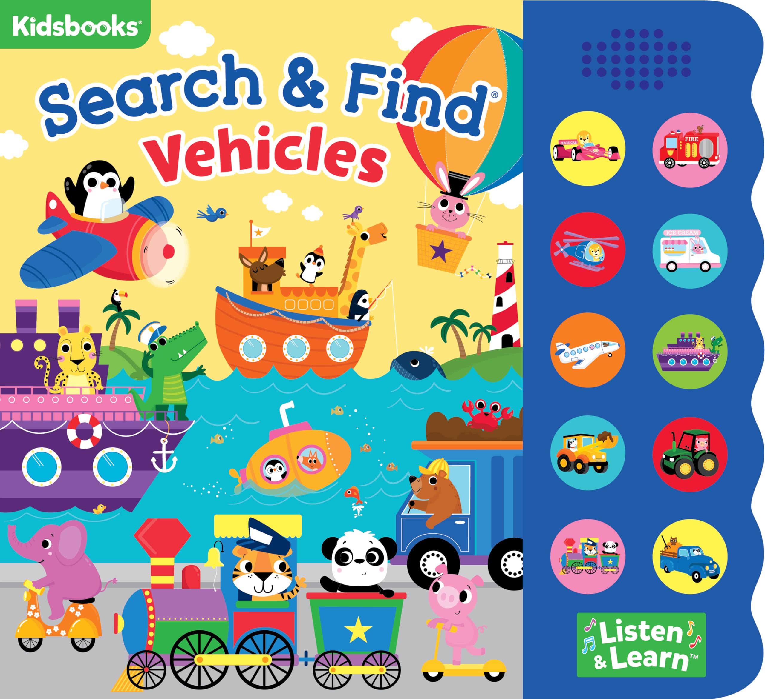 Search & Find: Vehicles Board book – Sound Book, 4 May 2021