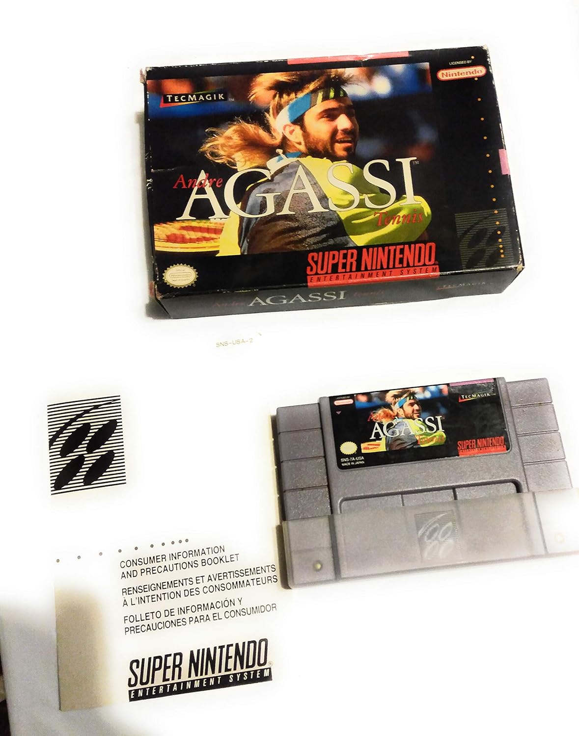 amazon-andre-agassi-tennis-nintendo-super-nes-video-games