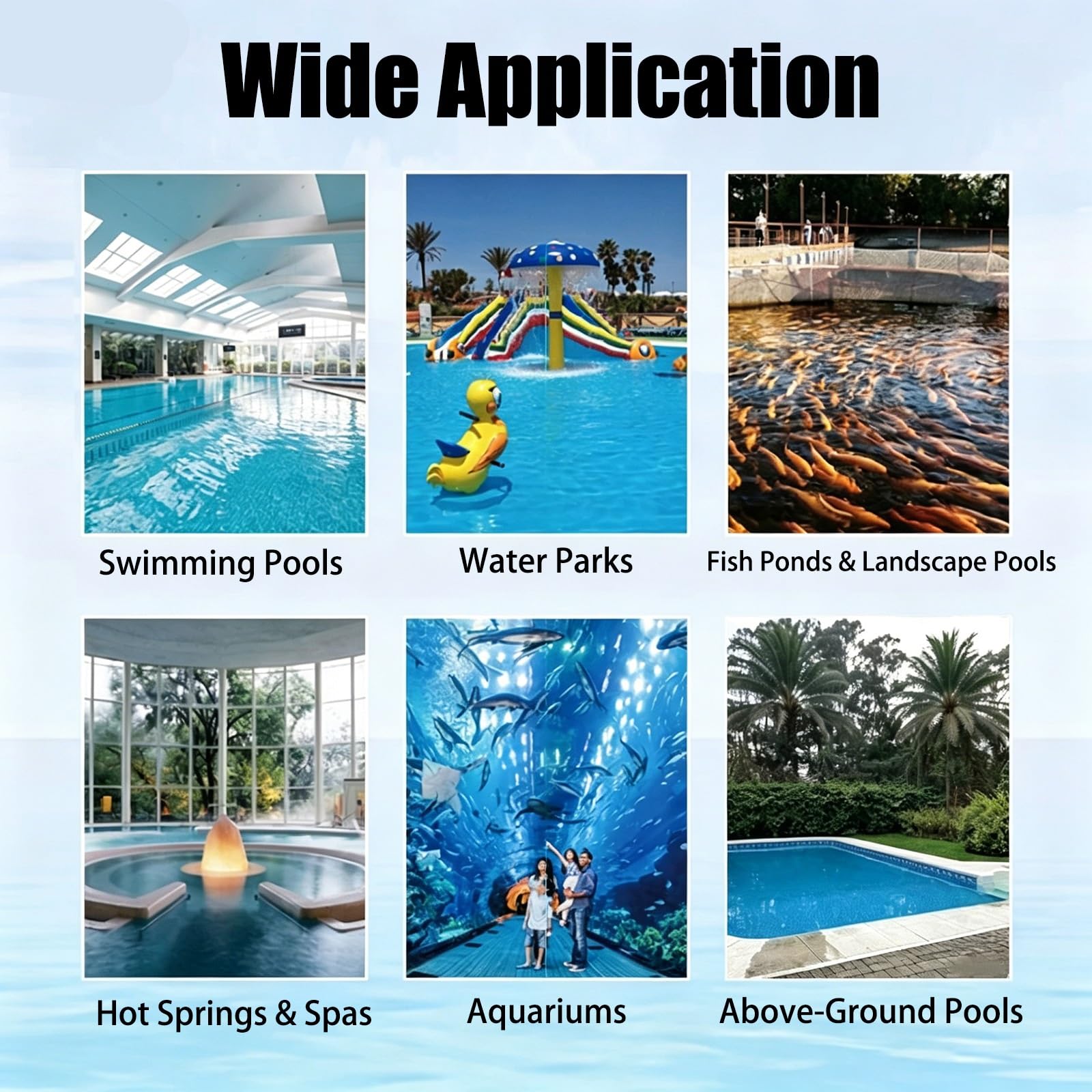 LZMZMQ Kit Limpieza Piscina Kit De Red para Equipo De Limpieza De Piscinas, Set De Limpieza De Piscinas con Palo Largo, Accesorios para Piscinas(7.7m/303.2in)