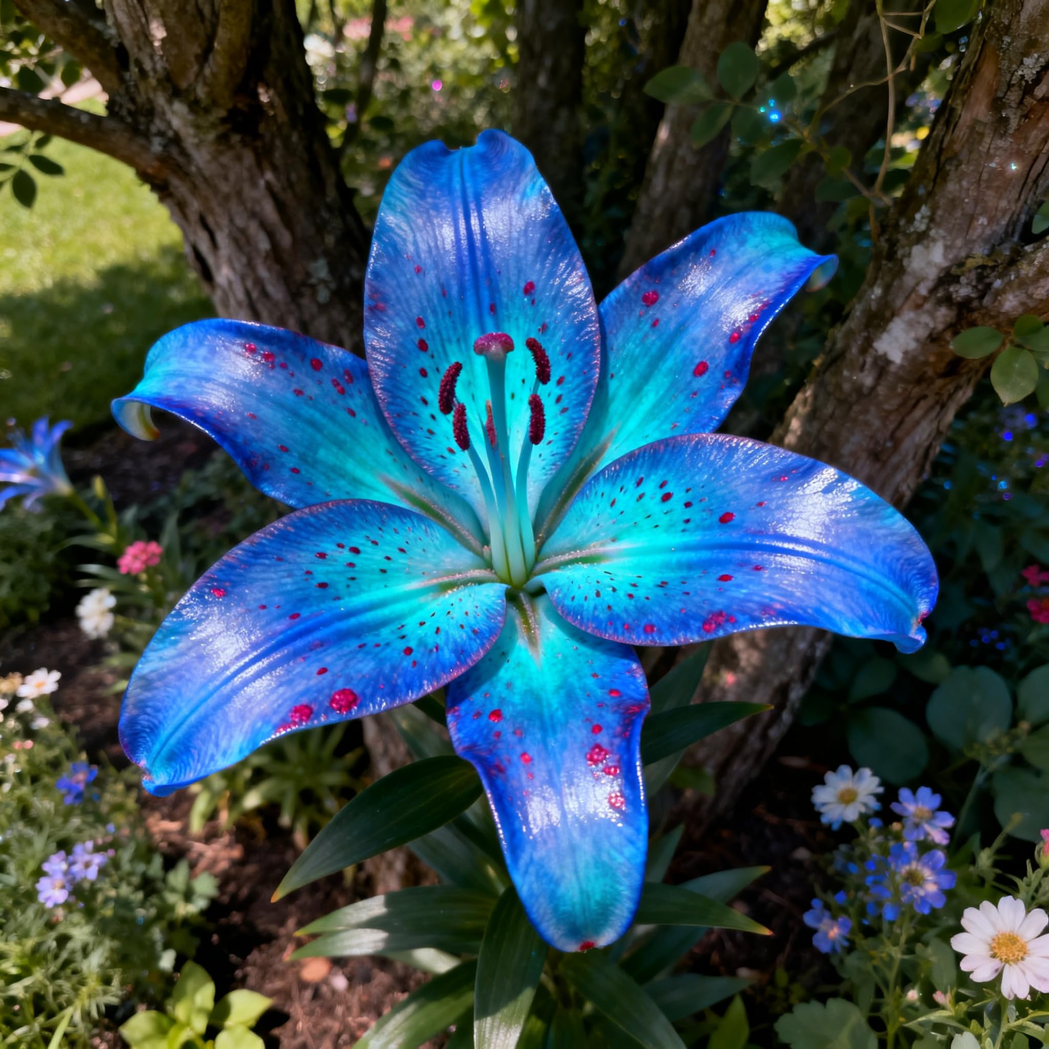 Einzigartige Exklusive Lilien Rhizom | Frostresistent, Pflegeleicht, Für Alle Arten von Gärten-8zwiebeln-G