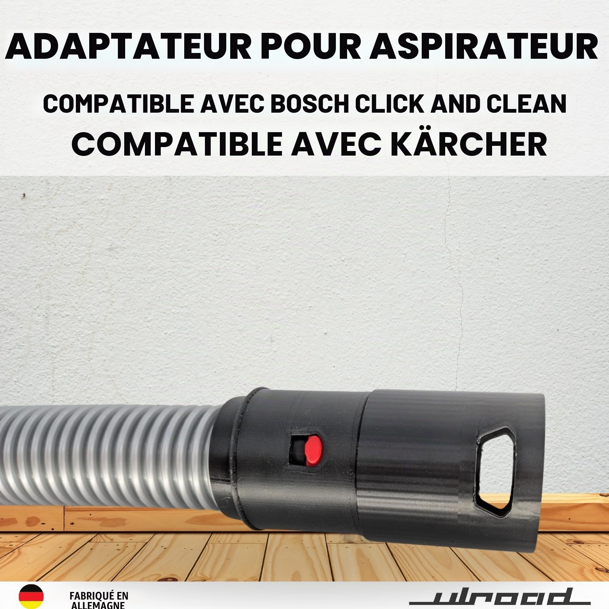 Compatible avec les aspirateurs Bosch Click and Clean pour Kärcher WD2 WD3 WD4 WD5 WD6 WD7 Accessoires d'aspiration compatible avec les aspirateurs secs et humides Kärcher C35