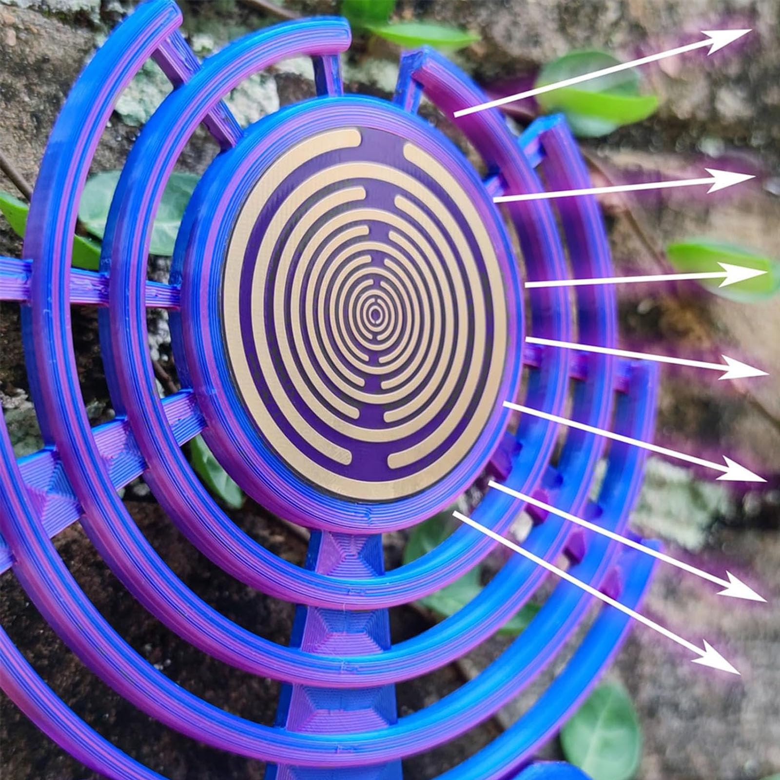 Tesla-Spule Mit Multiwellen-Oszillator, Tesla-MWO-Polarisationsscheibe, Qi-Feldgenerator, Durchmesser 5 Cm/10 cm, Für Meditation, Spirituelle Darstellungen, Taoistische Kultur
