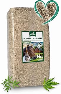 Hemp Litter for Small Animals, Chickens and Horses, 140 Litres, 100% Natural Product, Extremely Absorbent, Low Dust, Odour-Absorbing, Sustainable and Durable product image