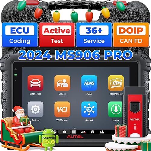 Autel MaxiSys MS906Pro Herramienta de escaneo 2023 modelo más nuevo de MS906 MS906BT MK906BT escáner de diagnóstico, codificación ECU, más de 36