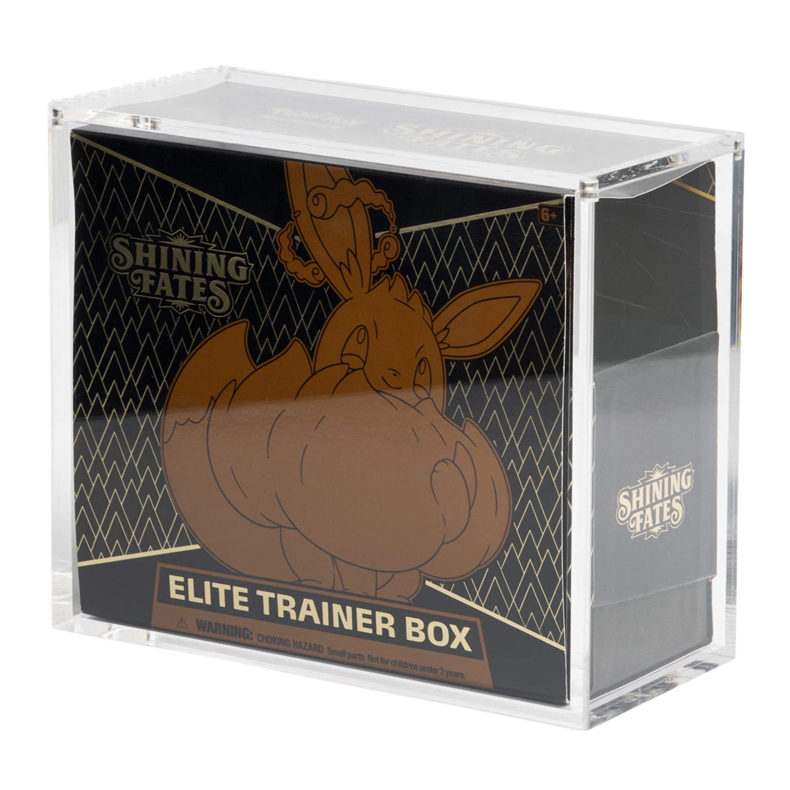Acrylic Case For ETB Elite Trainer Box Protective Display Case - 6mm Thick UV Protection Acrylic - Strong Magnetic Lid - (Internal: 19x16.8x9cm)