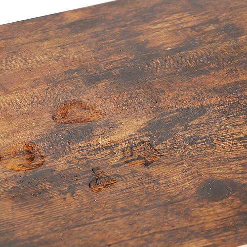 Miniatura 5 de F2C Mesa auxiliar, mesa auxiliar en forma de C para sofá, sofá y cama, soporte estrecho para bandeja de TV, mesa C de escritorio para sala de estar,