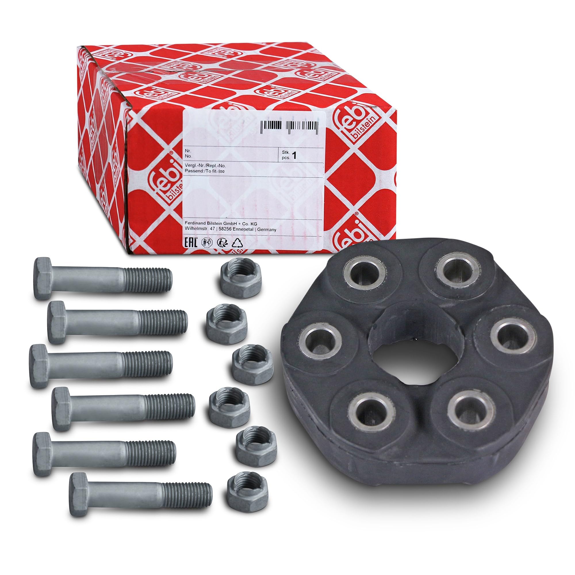 febi bilstein 43469 Flexible Coupling Kit for propshaft, pack of one