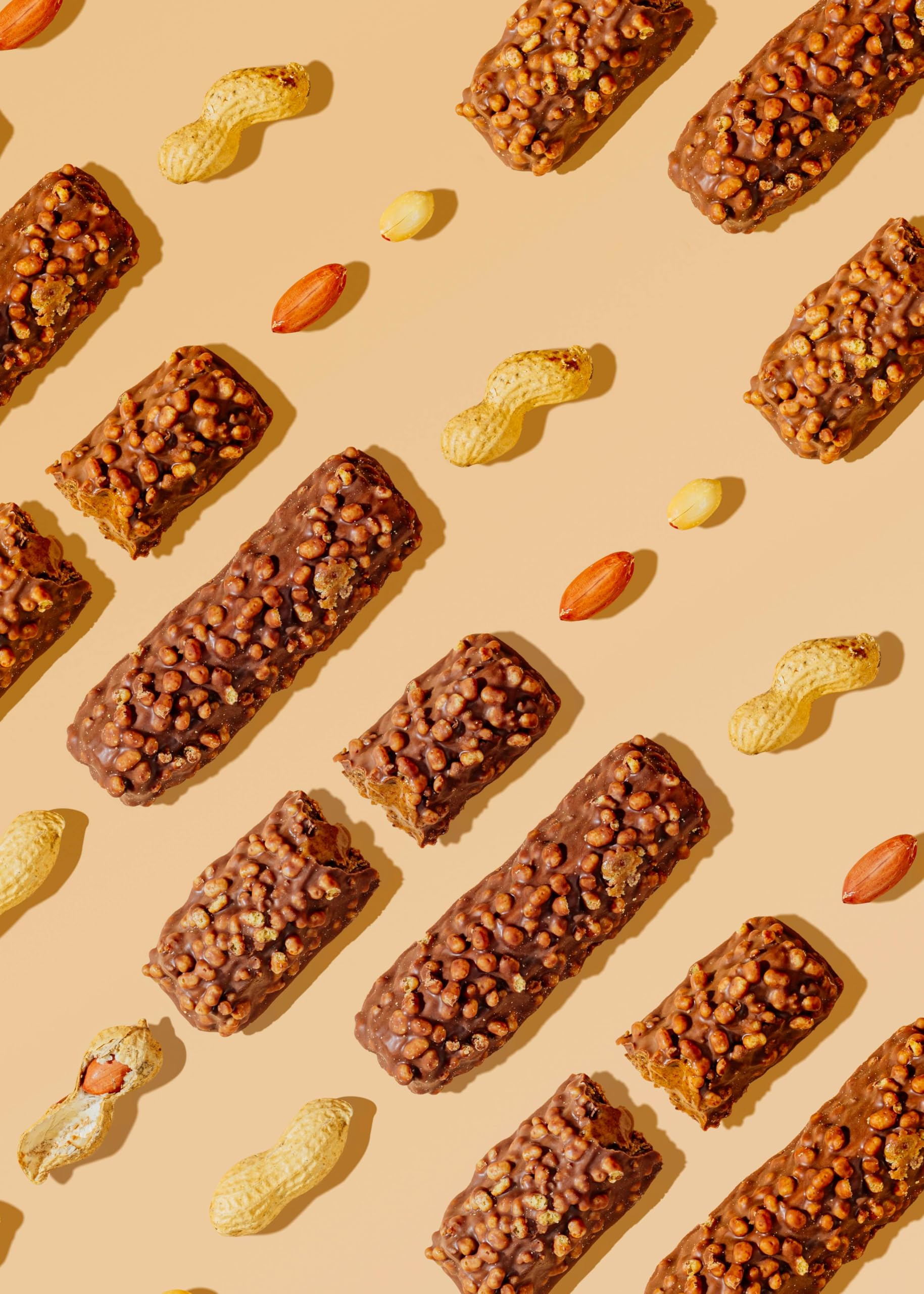 KoRo - Barre protéinée Deluxe Vegan cacahuète 12 x 55 g - Riche en protéines - Vegan - Sucrée au maltitol et au sucralose