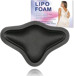 Lipo Foam Back Board, BBL Lumbar Molder, Lipo Board Post Surgery, BBL Post Surgery Supplies, Back Compression Lipo Foam Board, Tabla Moldeadora for BBL & Liposuction Post Surgery Recovery(Black)