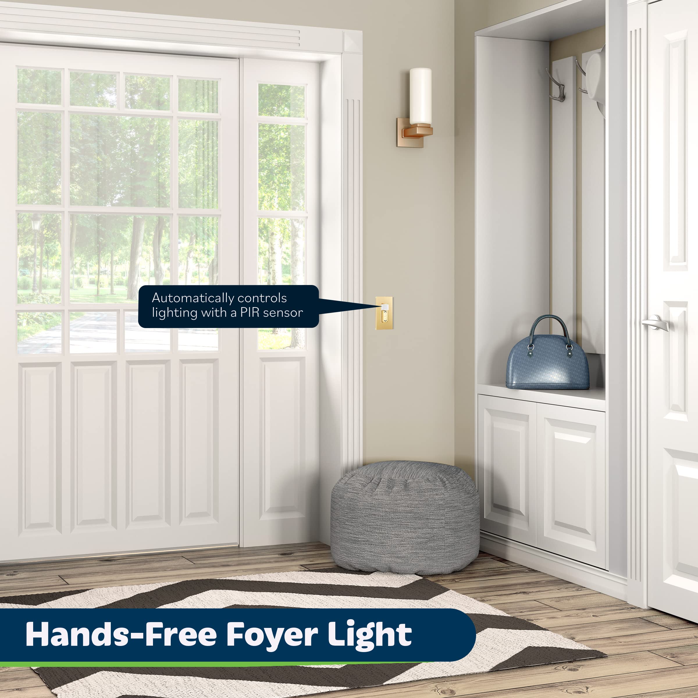 Snapklik TOPGREENER Motion Sensor Light Switch Dimmer Electronic Snapklik Topgreener Motion Sensor Light Switch Dimmer Electronic