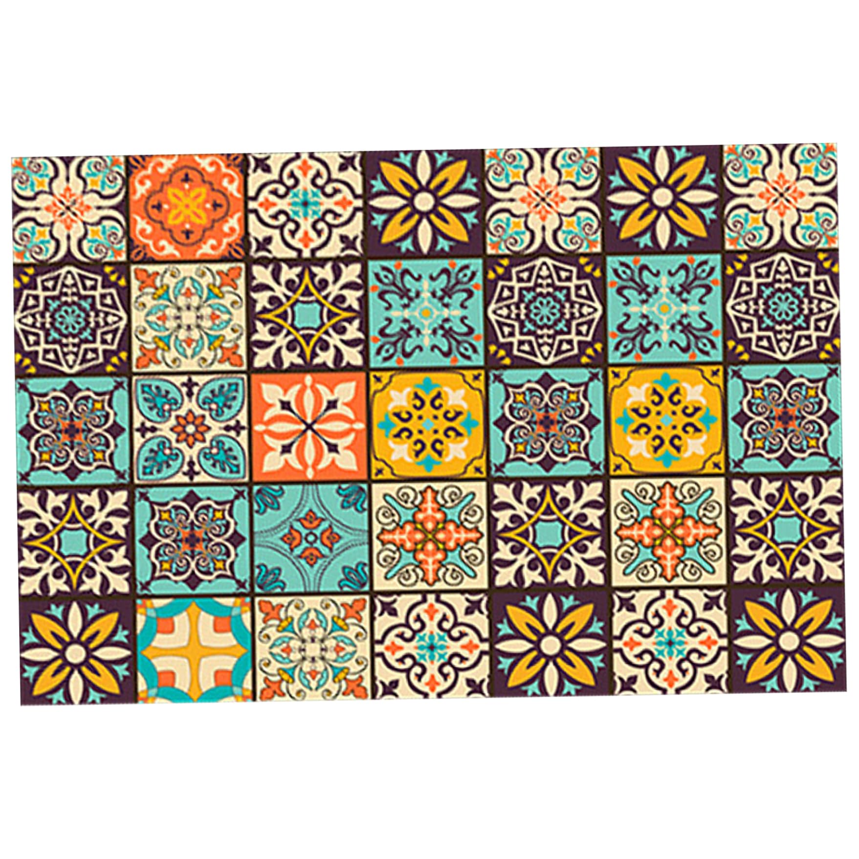 Suxdlan Quick Dry Dish Mat Retro Drying Mat 12x16 Absorbent Hide Stain Dish Drying Pad with Non-Slip Rubber Backed Kitchen for Bar Countertops Coffee Rack