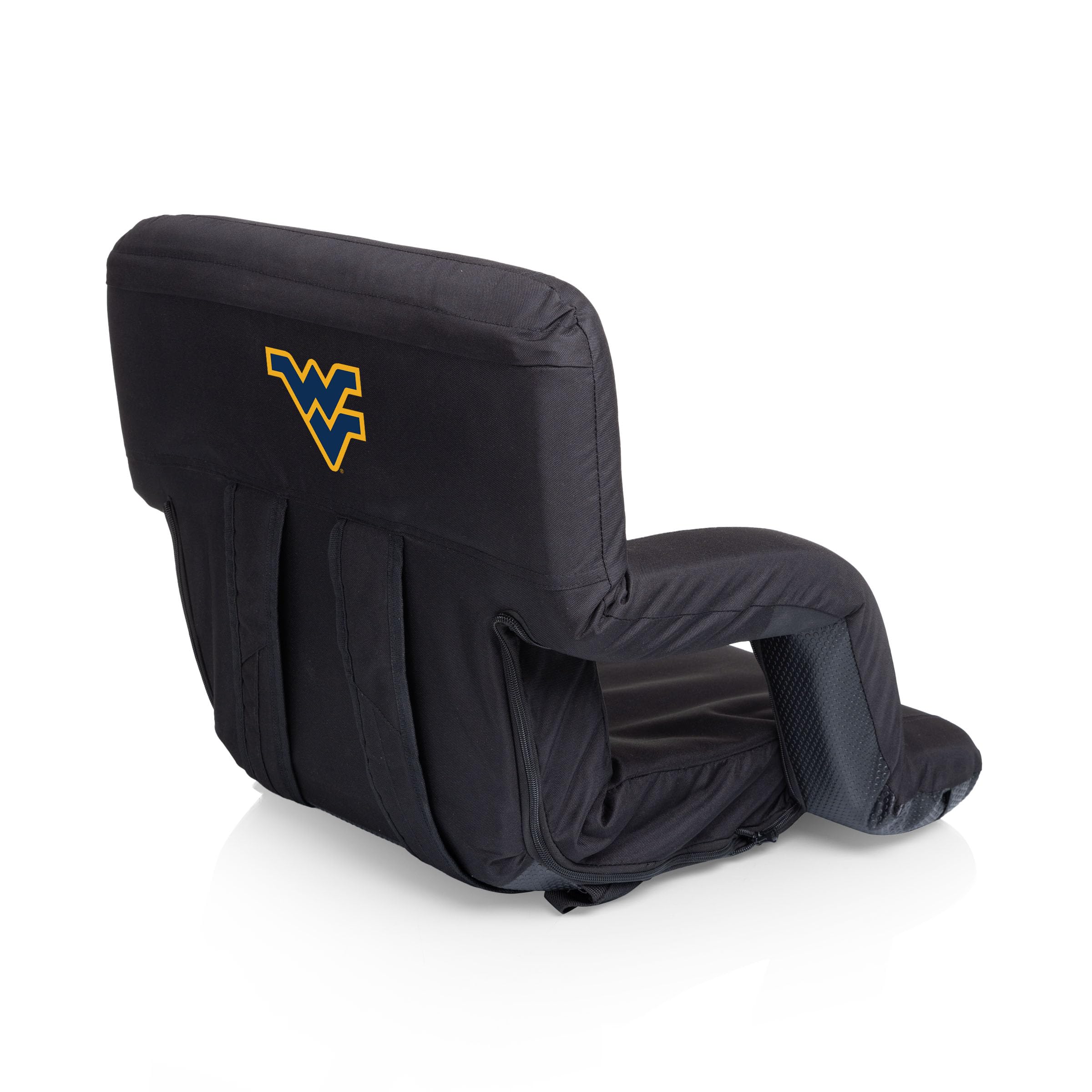 NCAA West Virginia Mountaineers Ventura Portable Reclining Seat, Black