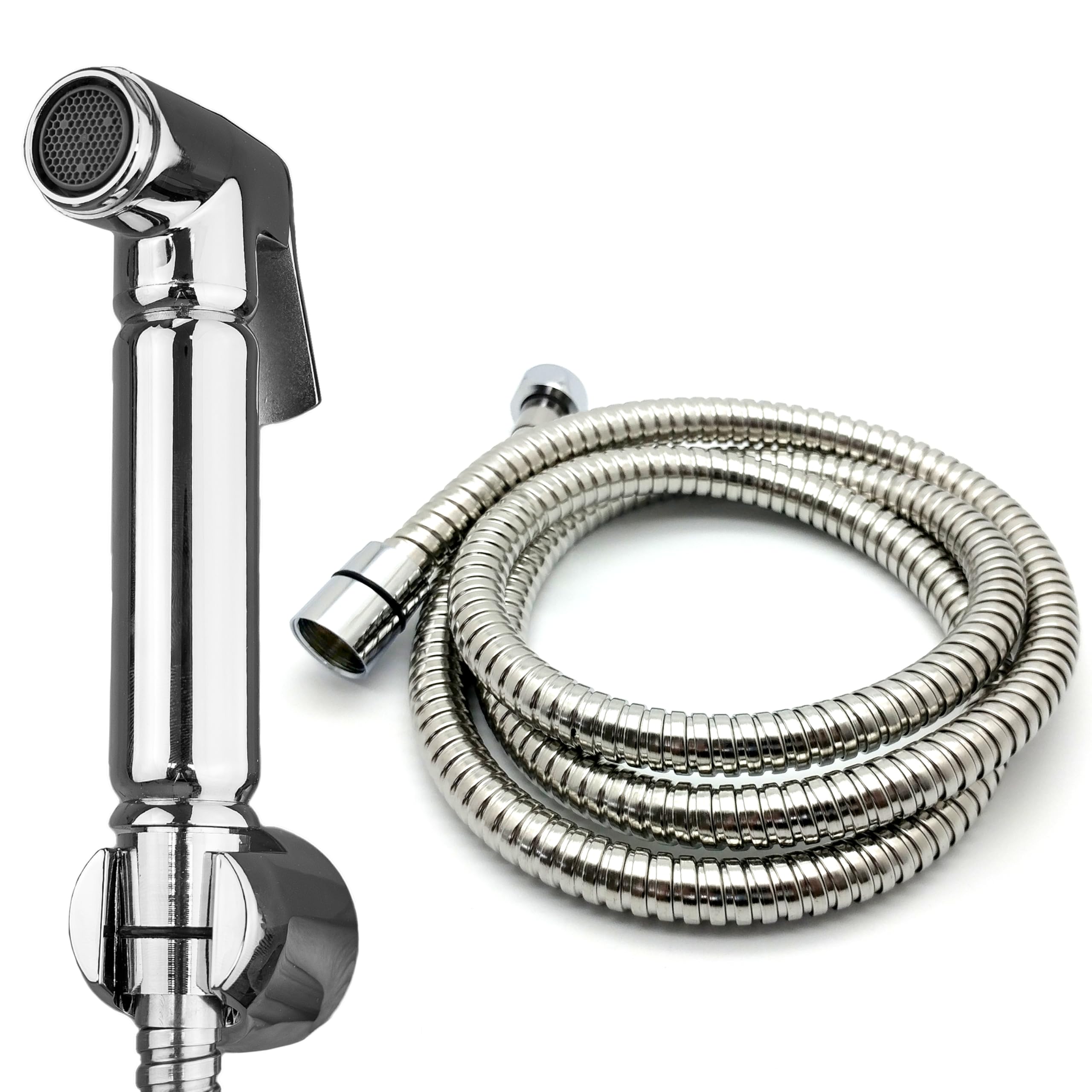 Douchette WC pour hygiène intime pulvérisateur de bidet à main en acier inoxydable confortable