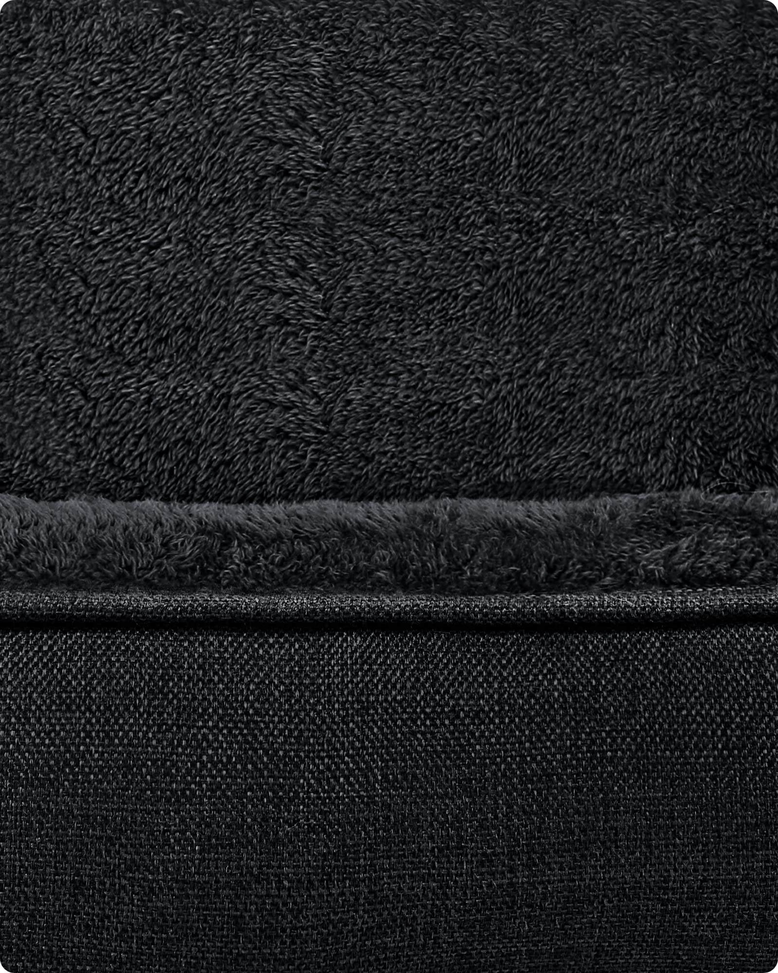 Feandrea Cuccia per Cani, Lettino per Animali in Simil Lino, Bordi Rialzati, Fondo Antiscivolo, Copertura Sfoderabile per Lavaggio, Taglia M per Cane Piccolo, 70 x 55 x 21 cm, Grigio Scuro PGW010G01