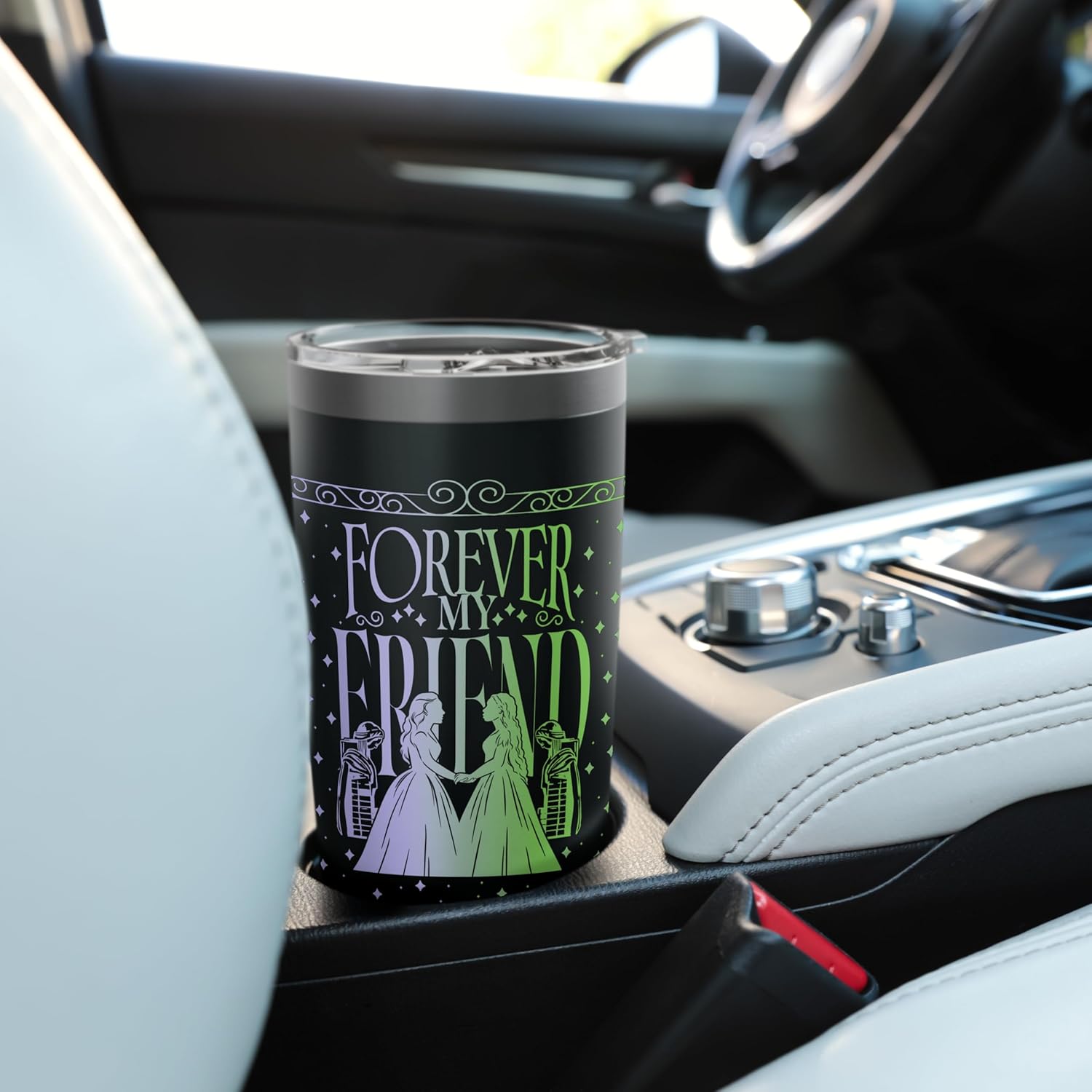 Wicked: For Good Forever My Friend Silhouettes Stainless Steel Insulated Tumbler - Image 6