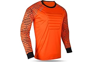 Mens Soccer Goalie Jersey: Long Sleeve, Padded Protection for Goalkeepers