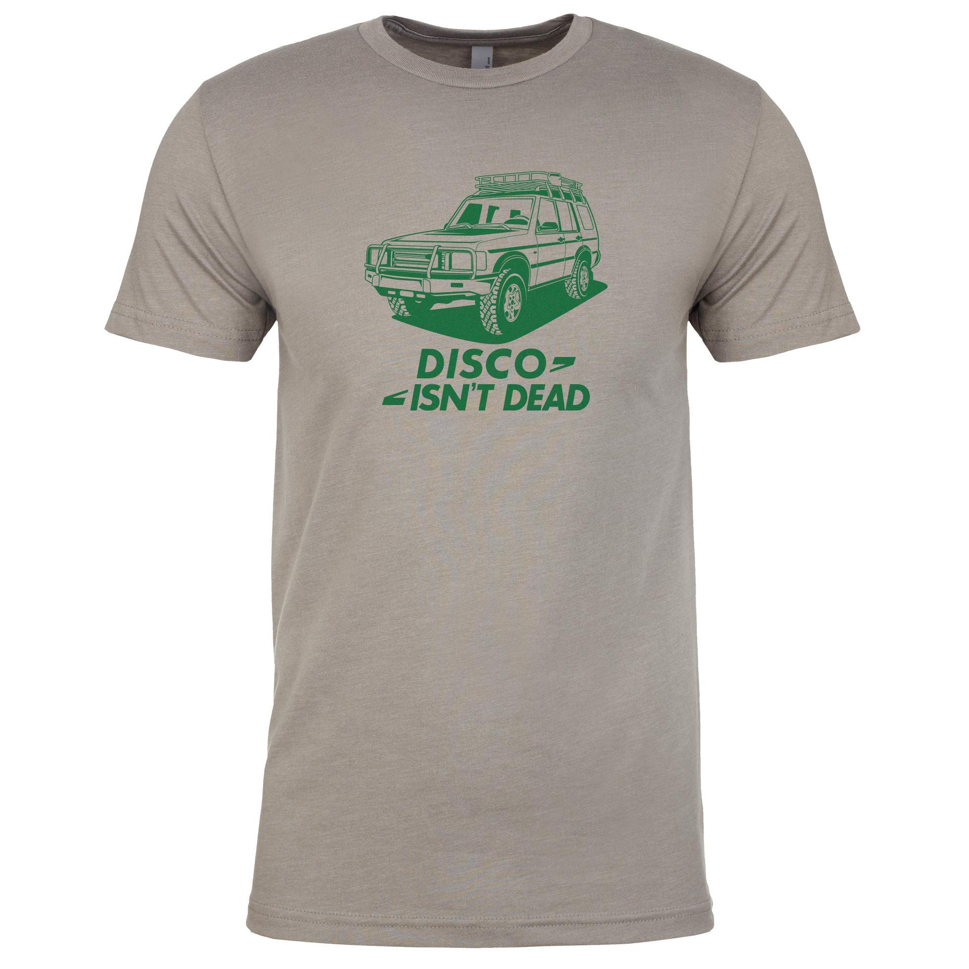 Disco Isn't Dead 4x4 Overland T-Shirt & Sticker Stone Grey