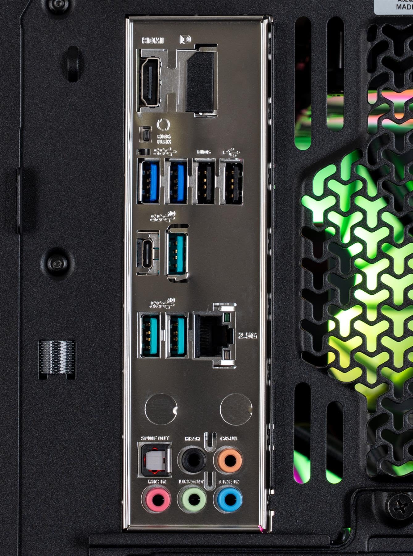 PCSpecialist Pro Gaming PC - AMD Ryzen 7 7800X3D 4,20 GHz 8-Core, 32 GB DDR5 RAM, 16 GB GEFORCE RTX 5070 Ti, 2TB M.2 SSD, Windows 11