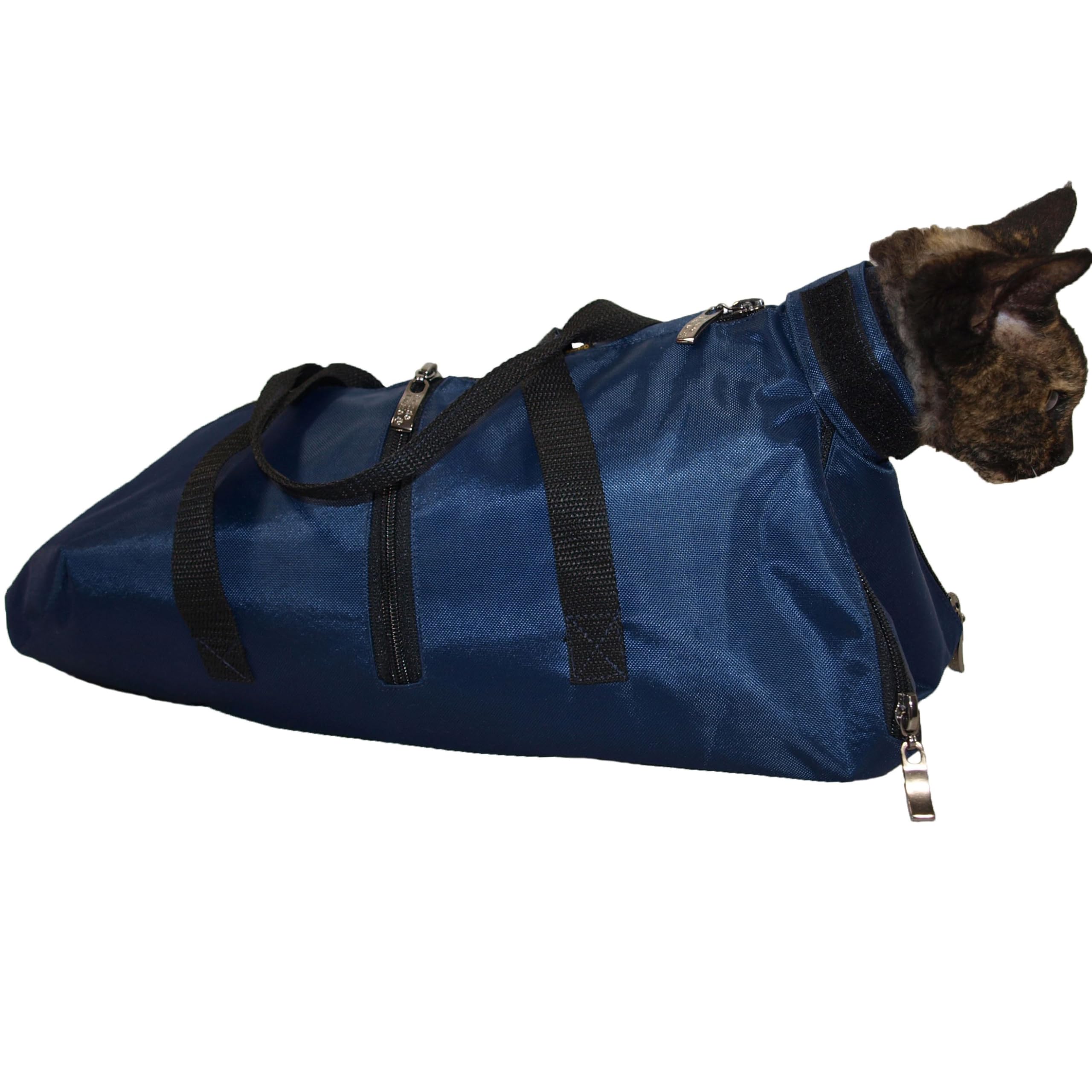 GRANDE FINALE Sac de Haute qualité pour Chat, Lapin: Toilettage, Retenue, Contention, Examens vétérinaires médicaux - 3 Tailles 2 Versions