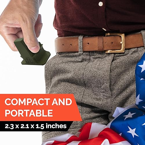 Miniatura 4 de Cargador de cargador para The Springfield XD-M 0.354 in - Carga fácil sin dolor - Agarre cómodo - Accesorios de carga rápida - Bridas grandes para