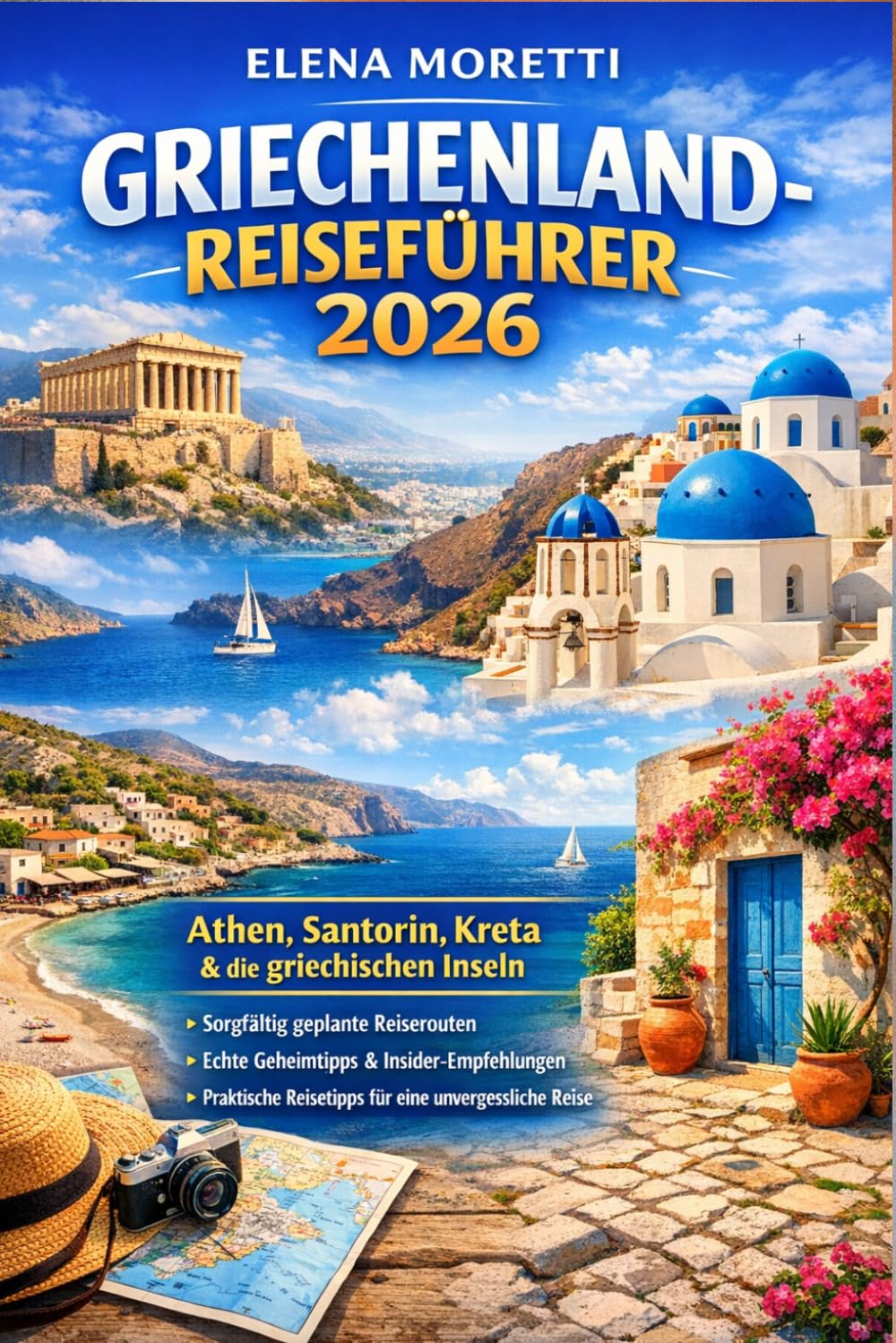 Griechenland-Reiseführer 2026: Der umfassende Reiseführer für Athen, Santorin, Kreta und die griechischen Inseln – mit Reiserouten, Geheimtipps und praktischen Reisetipps