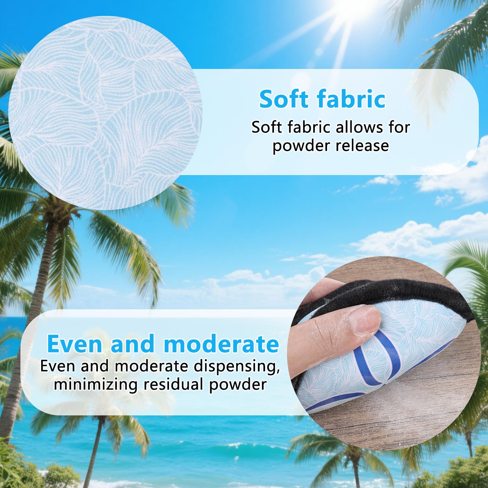 Gosknor Sand Remover for Beach Portable Sand Removal Bag Wipes Cleaner with Carabiner for Kids Adults Beach Summer Vacation Must-Have Essentials - Image 3