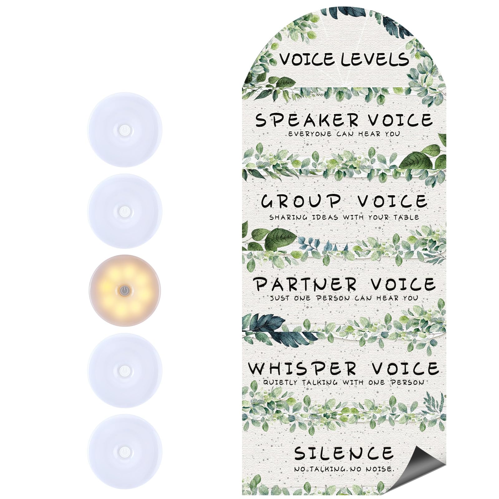Photo 1 of Dunzoom Voice Level Chart with 5 Push Lights