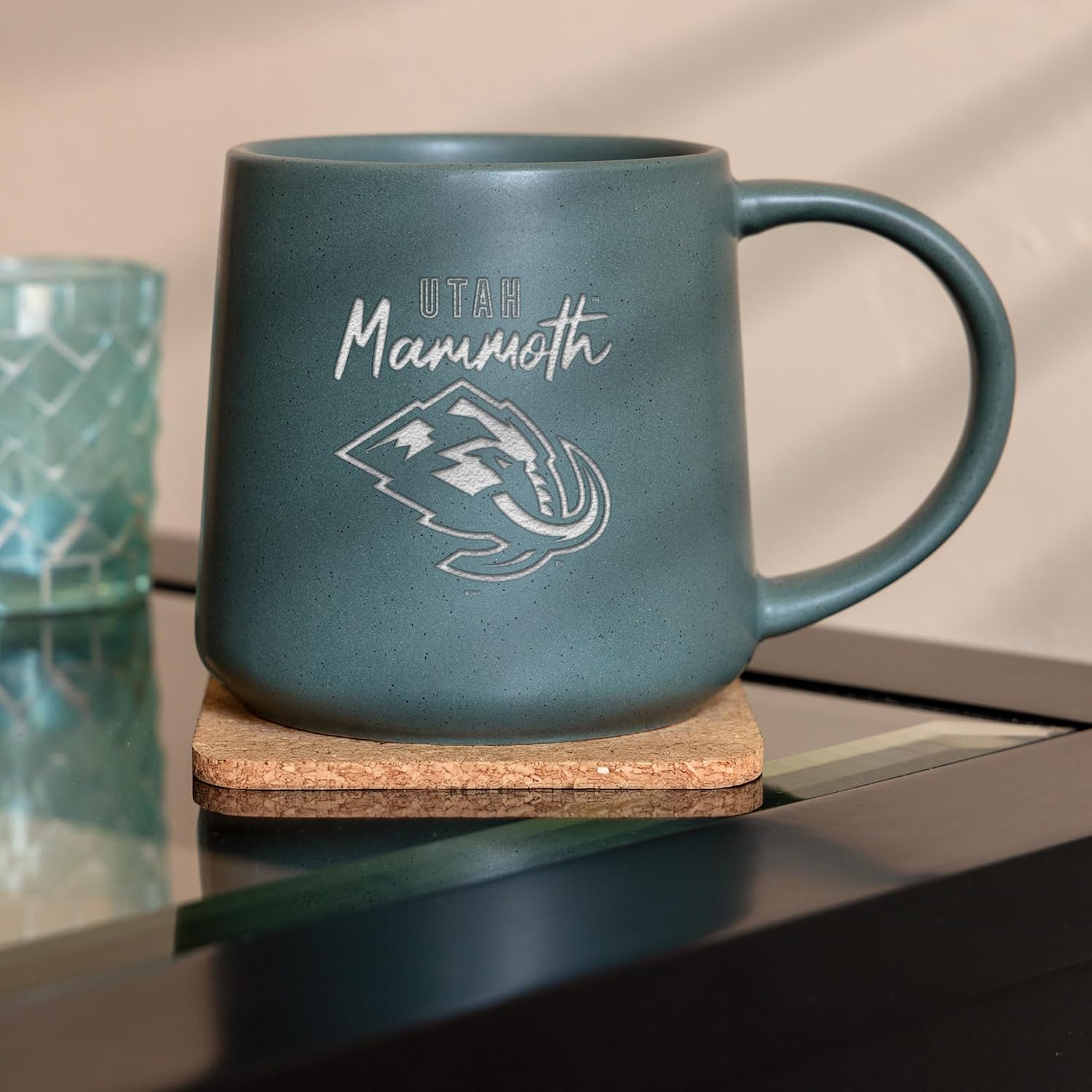 Rico Industries NHL Hockey Utah Mammoth Sage 16oz Ceramic Taper Mug - Image 2