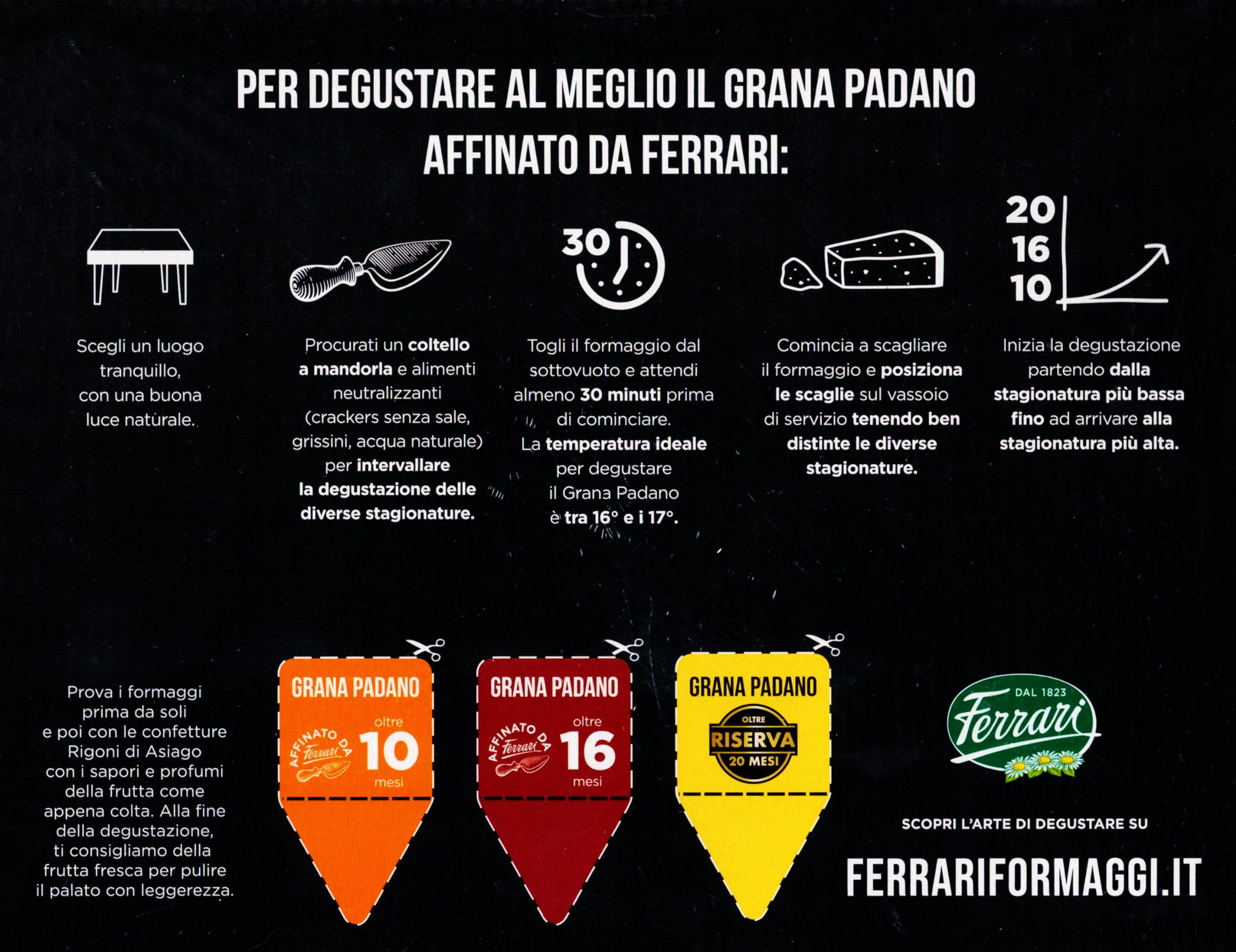 Percorsi di Degustazione Verticale Confezione Regalo con Grana Padano (oltre 10 mesi, oltre 16 mesi, riserva oltre 20 mesi) e Confetture alla Ciliegia e Mirtilli Neri con Portachiavi CAIYA®