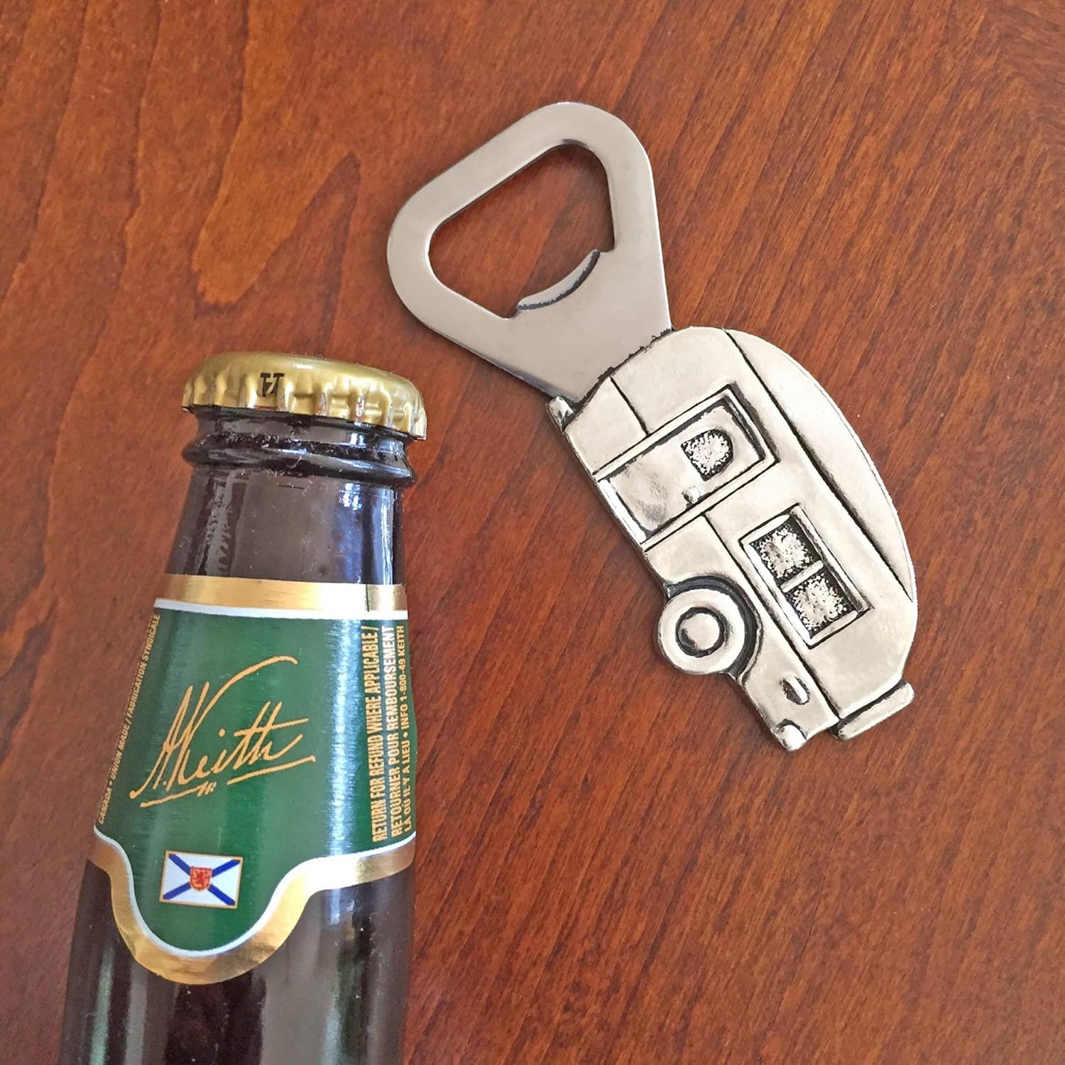 Buу 1 gеt 1 RV Camper Bottle Opener Pewter Accessory Decor Handcrafted Gift Box Travel Adventure