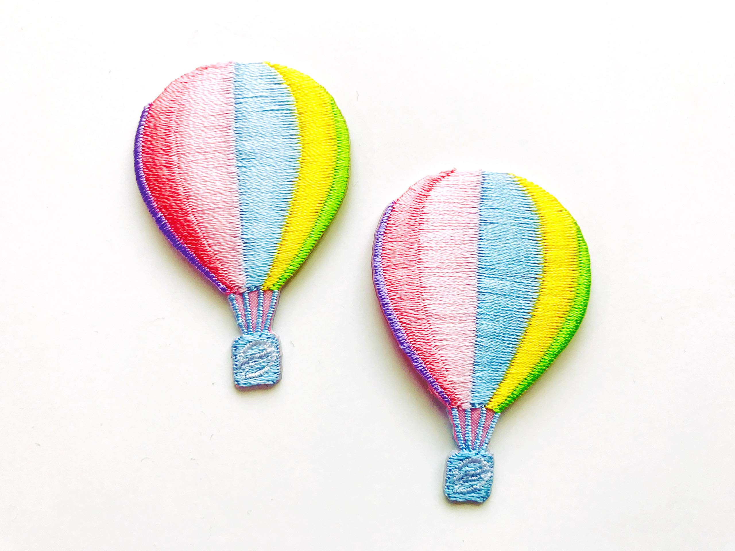 Amazon.com: TH Set of 2 Tiny. Mini Pastel Hot Air Balloon Cute