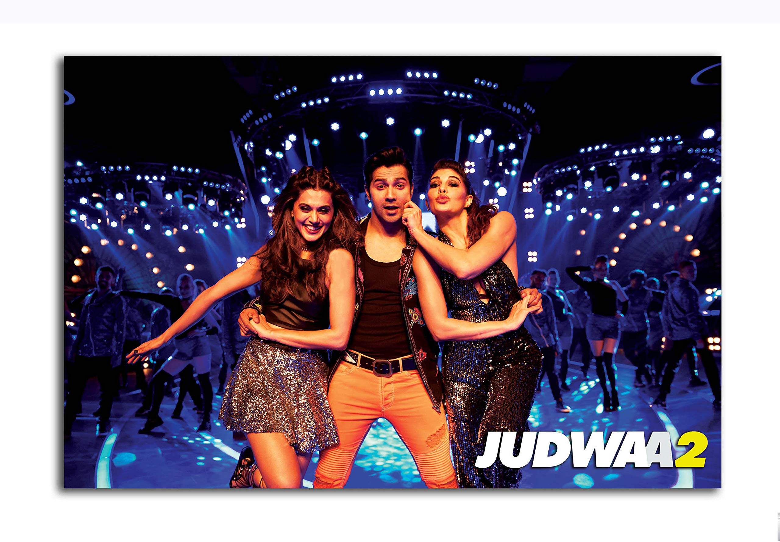 Tamatina Wall Poster | Bollywood Movies Poster | Judwaa 2 | Hindi Movies | Tearproof | Laminated | Hostel | Living Room | Size - 92 X 61 cms.a6920