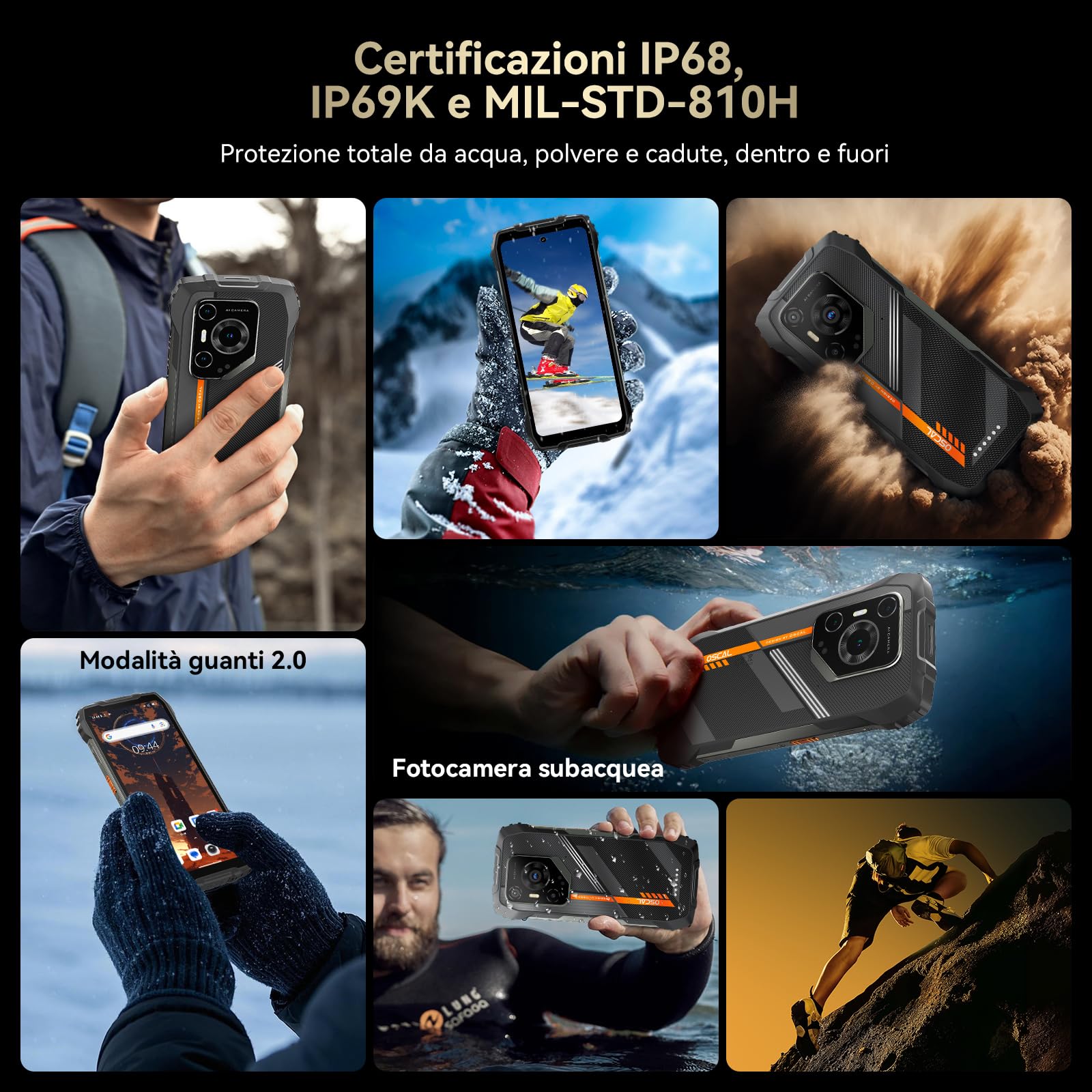 OscarCAL 5G Tiger 8 Smartphone 12GB+2TB - Dettaglio