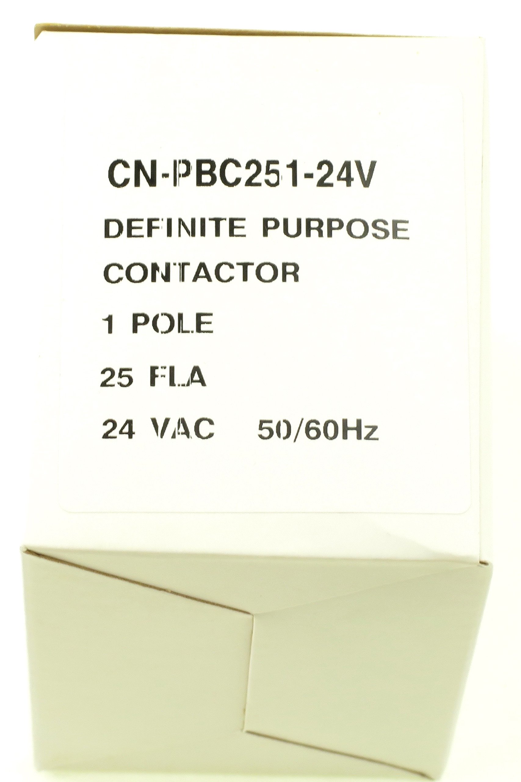 CN-PBC251-24V DEFINITE PURPOSE CONTACTOR 25AMP 1POLE 24V COIL