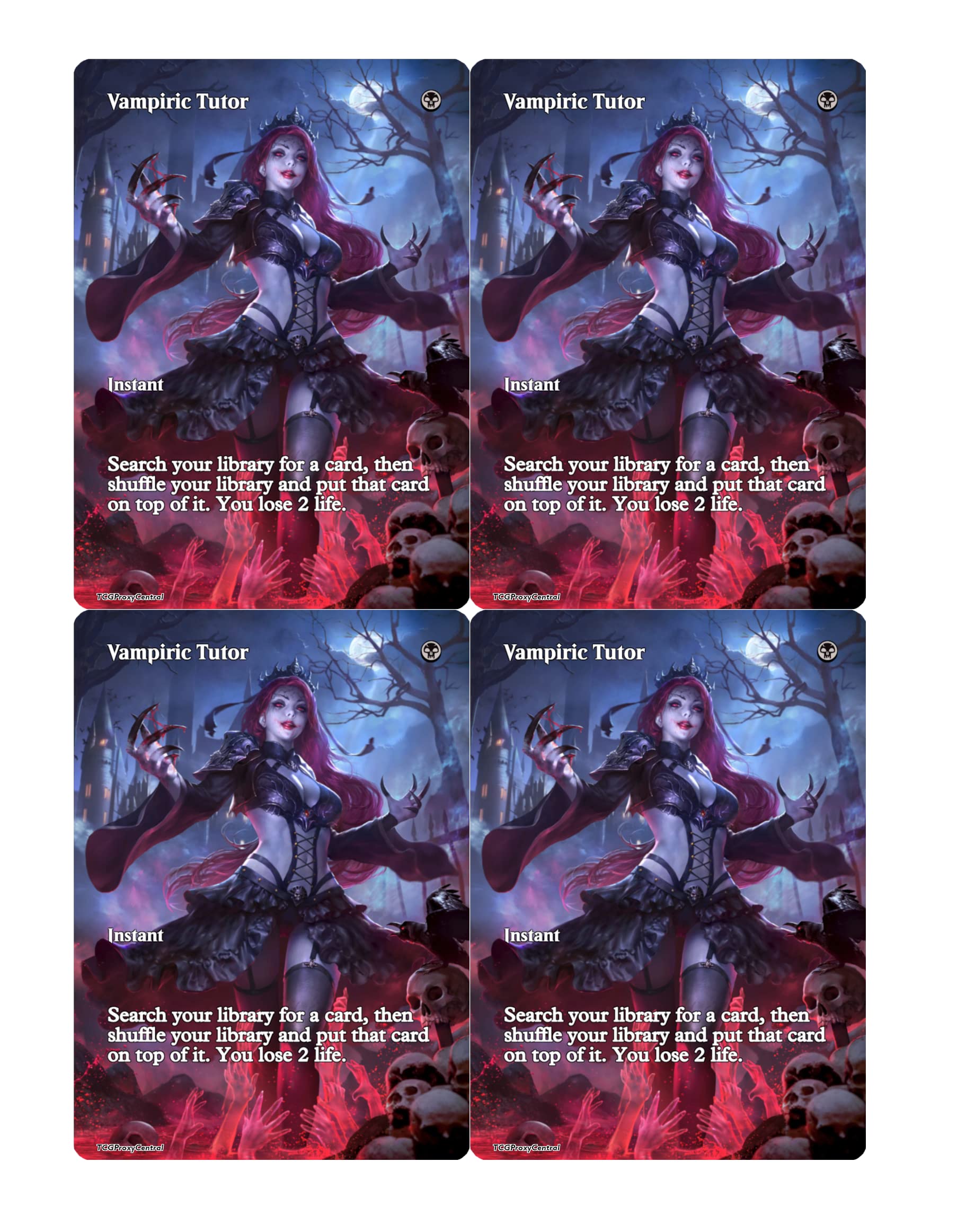 Amazon.com: 4x | Vampiric Tutor | Full Art | Foil or Non-Foil (Non
