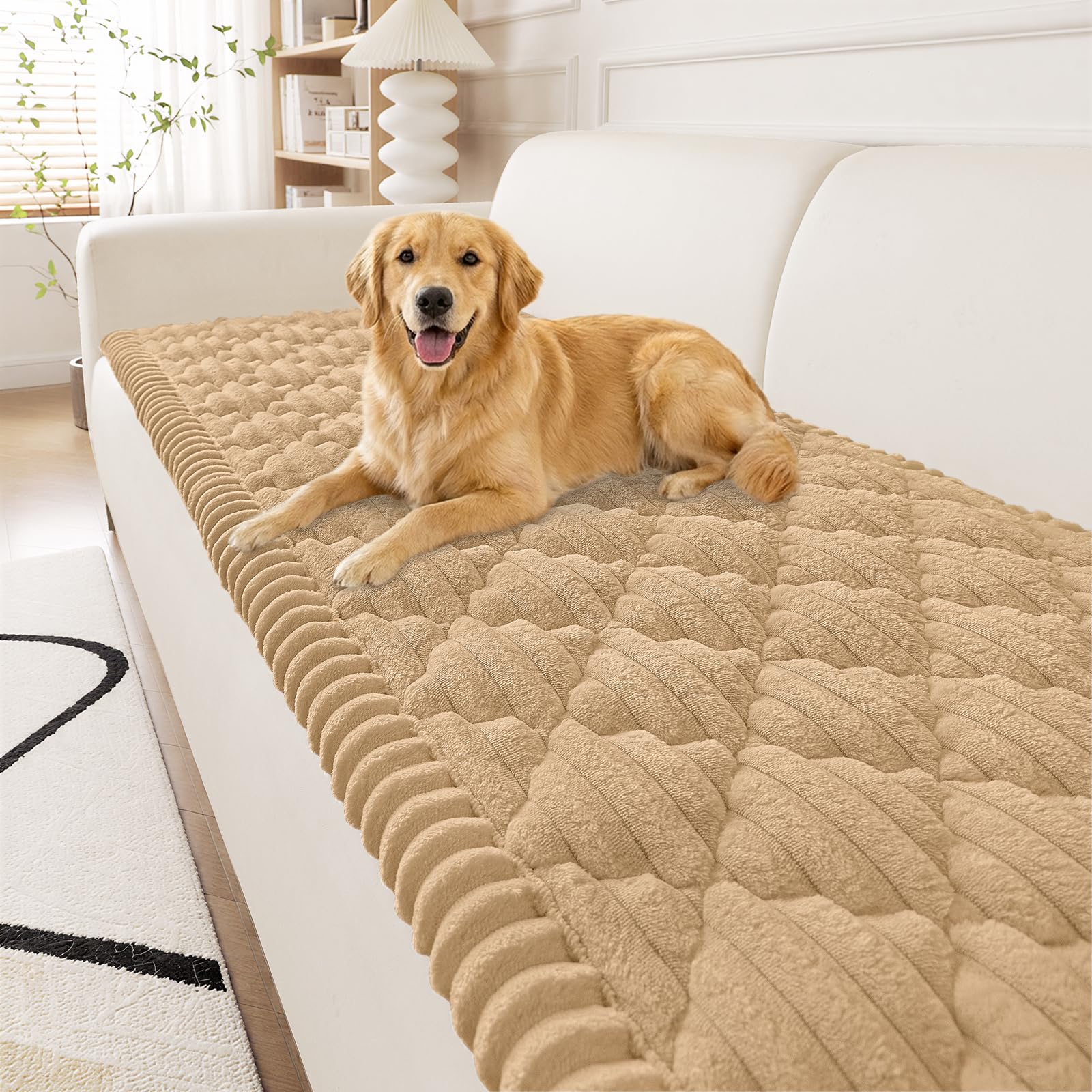 Smiry Pet Couch Cover for Dogs Washable Non-Slip