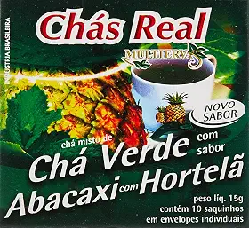 CHÁS REAL Real Mult.Cha Verde Abacaxi C/Hort 1 5 Gr