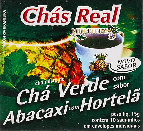 CHÁS REAL Real Mult.Cha Verde Abacaxi C/Hort 1 5 Gr