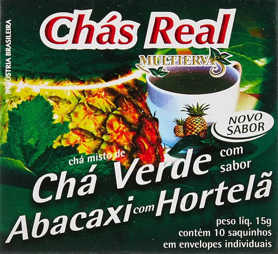 CHÁS REAL Real Mult.Cha Verde Abacaxi C/Hort 1 5 Gr