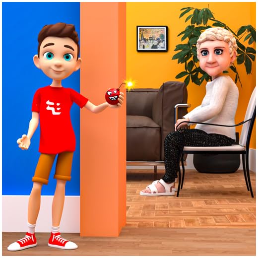 minha vovó má e zangada vs menino malvado: jogo de simulador de vovó