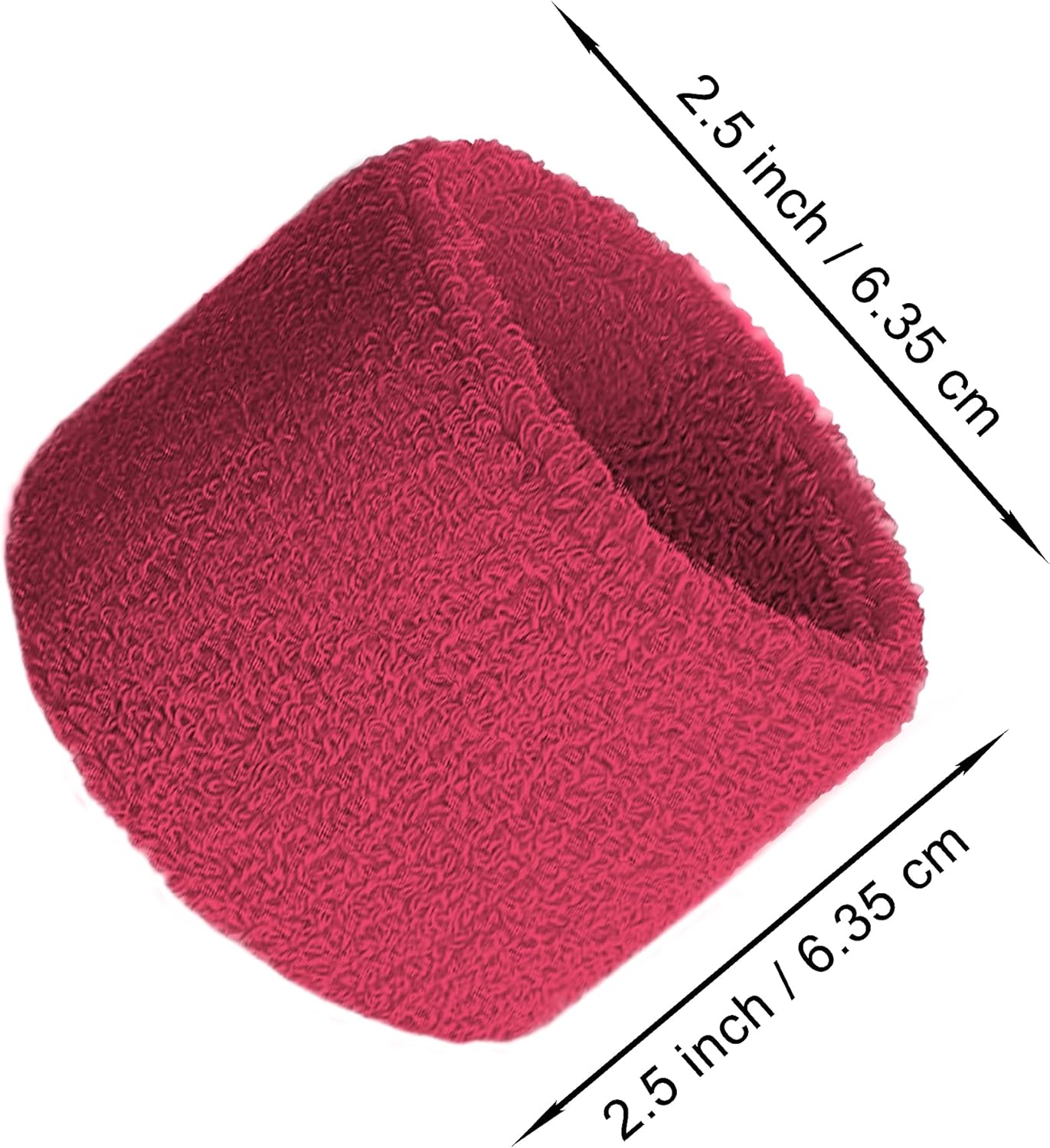 Couver &ndash; ピンク乳がん啓発汗アスレチックスポーツWirstband &ndash; 2.5インチ &ndash; 1ペア