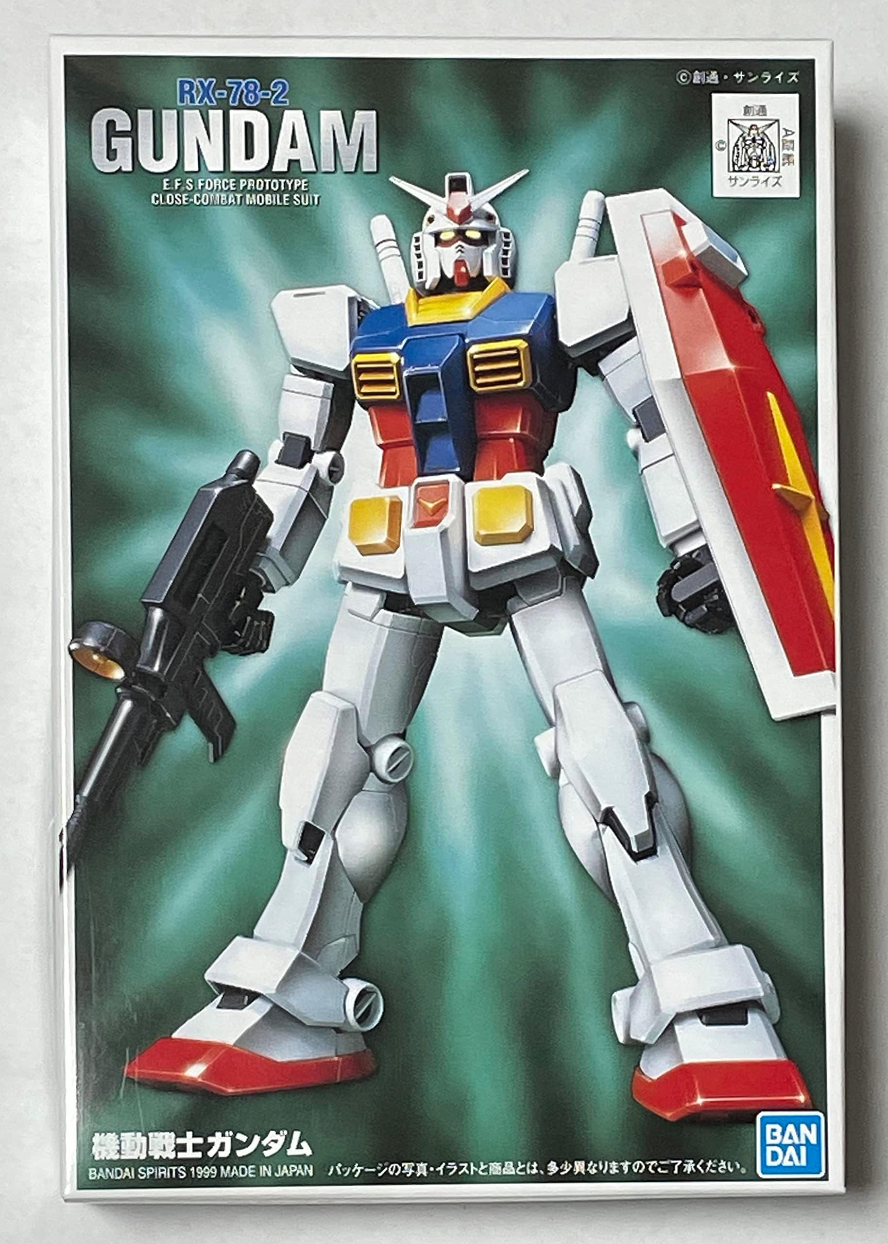 Gundam FG-01 RX-78-2: E.F.S. Force Prototype Close-Combat Mobile Suit 1/144 Scale Gundam Model Kit (Japanese Import)