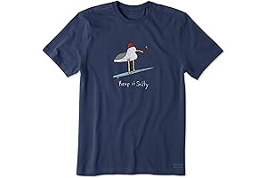 Keep It Salty Seagull Crusher T-Shirt for Men - I Am Crusher...