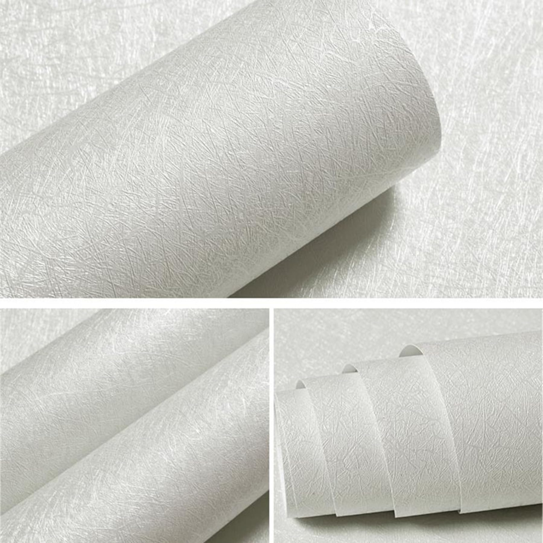 Folia samoprzylepna Wodoodporna usuwalna winylowa okleina meblowa „odklej i przyklej" Vinyl Wrap do renowacji ścian i mebli, samoprzylepny papier dekoracyjny, b, White, 60cmx10m