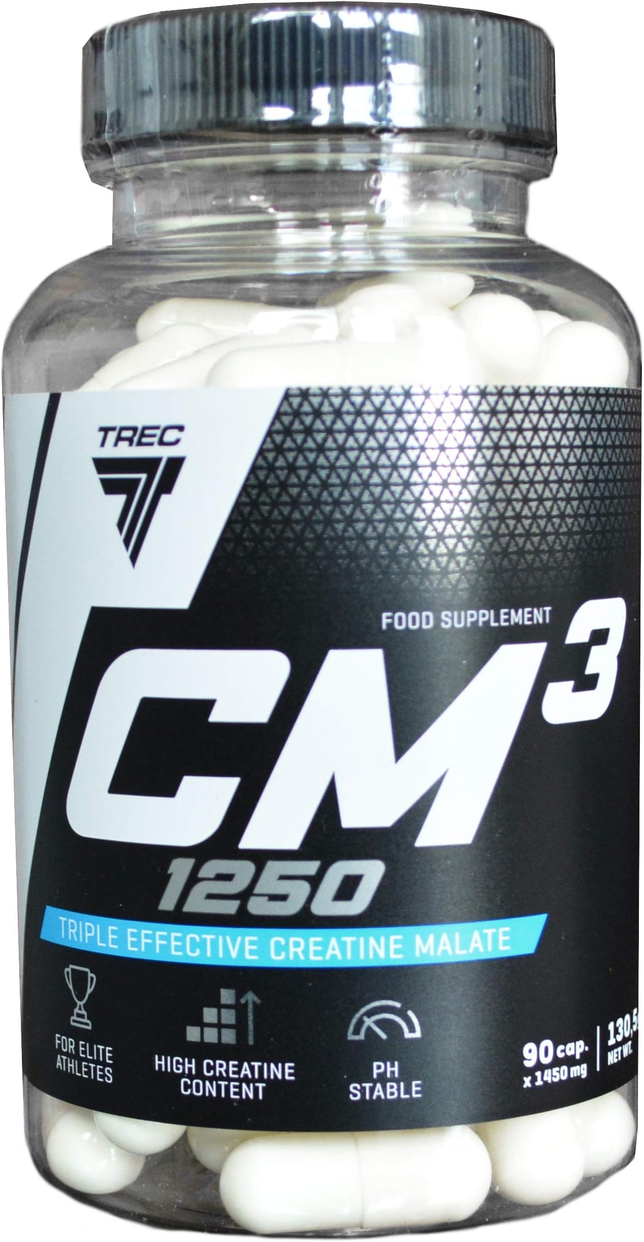 Trec Nutrition Cm3 1250 90 caps -- Creatine Tablets for MASS / WEIGHT GAIN / STRENGTH / SIZE