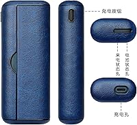 Vista 4 de EPMANN Leather Case, Protective Cover, Shell, Fixed Bag, Storage Bag, Protection Accessory, Fit for IQOS Fit for Iluma Prime DVD Storage case