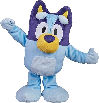 Bluey Dance and Play 14 Animated Plush with Phrases and Songs